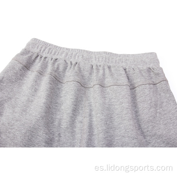 Men Jogger Sport Pantalones de pantalones a medias recortadas